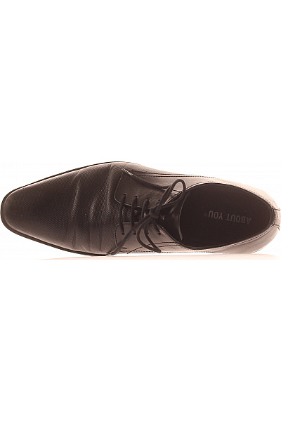 Pánské černé elegantní šněrovací polobotky Vel. 43 | Unimoda | obrázek 2