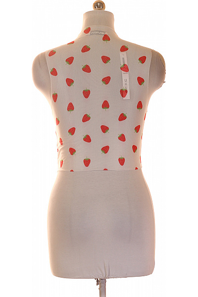 REVIEW Dámské tričko bez rukávů s potiskem jahod crop top | REVIEW | obrázek 6
