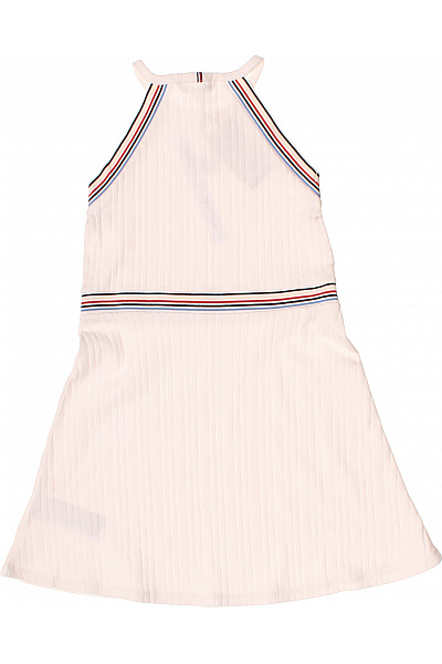 TOMMY HILFIGER Dívčí žebrované šaty s pruhy Vel. 128 | TOMMY HILFIGER | obrázek 2
