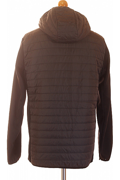 JACK & JONES Pánská prošívaná bunda s kapucí na zip šedá Velikost L | JACK & JONES | obrázek 2