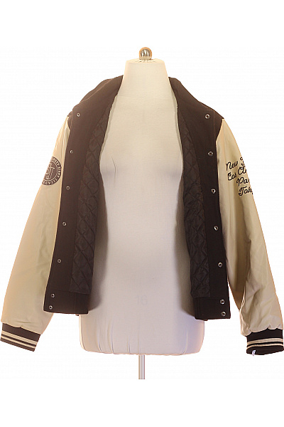 Sean John pánská baseballová bomber bunda černobílá retro Vel. XL | Sean John | obrázek 4
