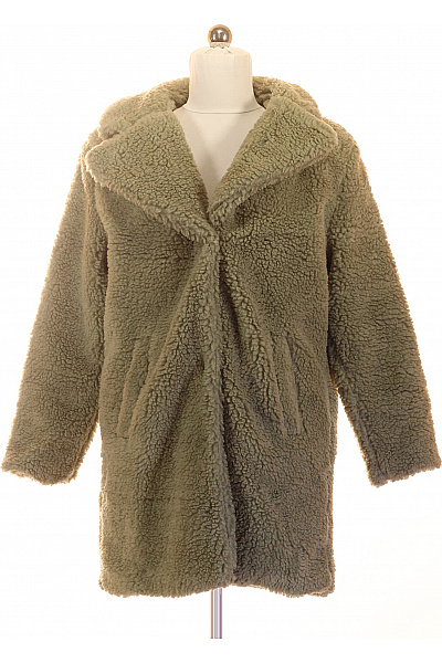 URBAN CLASSICS Dámský Khaki Teddy Kabát Oversized Velikost M