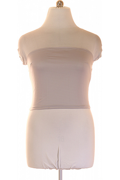 Dámské tričko bez rukávů jednobarevné crop top Vel. L | Unimoda | obrázek 2
