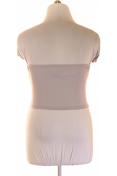 Dámské tričko bez rukávů jednobarevné crop top Vel. L | Unimoda | obrázek 3