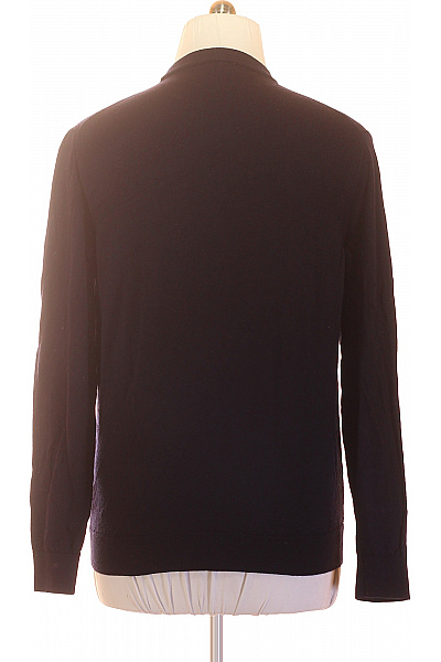 LACOSTE Černý vlněný pulovr basic Vel. L | LACOSTE | obrázek 2