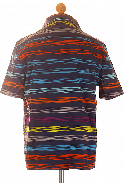 MISSONI pánská košile s krátkým rukávem pruhovaná ležérní Velikost XS | MISSONI | obrázek 2