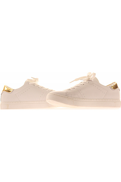 VERSACE Dámské bílé tenisky MILANO1.1 zlaté Vel. 38 | VERSACE | obrázek 5