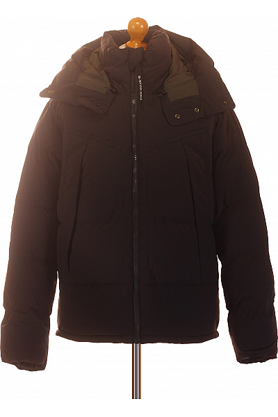 G-Star Černá pánská zimní prošívaná puffer bunda s kapucí Vel. M | G-Star | obrázek 2