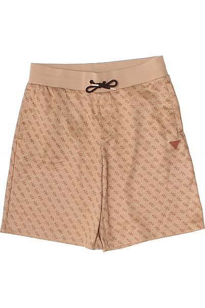 Guess Pánské kraťasy s potiskem volnočasové béžové Velikost EU L | Guess | obrázek 2