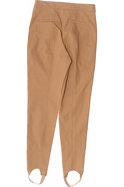 CLAUDIE PIERLOT Dámské bavlněné kalhoty s vysokým pasem khaki Velikost EU 40 | CLAUDIE PIERLOT | obrázek 2