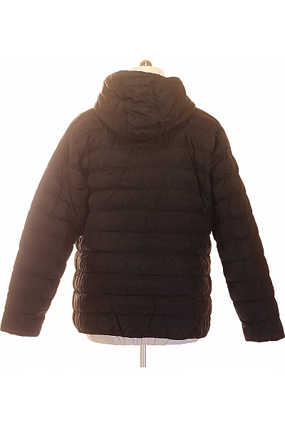 URBAN CLASSICS Černá prošívaná pánská bunda s kapucí se zipem Velikost 3XL | URBAN CLASSICS | obrázek 3