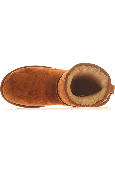 UGG Hnědé kožené válenky kotníkové zimní Vel. 39 | UGG | obrázek 2
