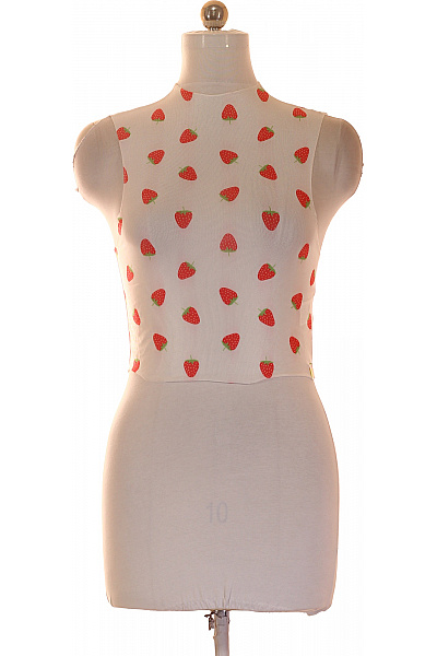REVIEW Dámské Tričko Bez Rukávů S Potiskem Jahod Crop Top