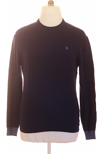 U.S.POLO ASSN. Modrý vlněný pulovr basic Velikost XL | U.S.POLO ASSN. | obrázek 2