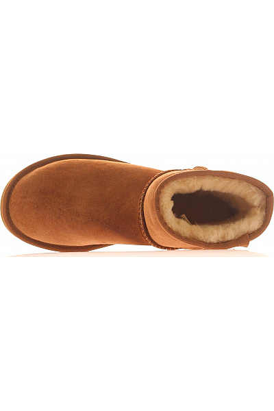 UGG hnědé kožené válenky kotníkové zimní zateplené Vel. 38 | UGG | obrázek 2