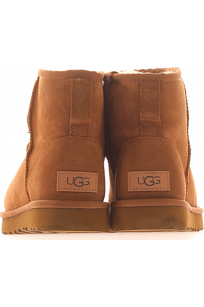 UGG hnědé kožené válenky kotníkové zimní zateplené Vel. 38 | UGG | obrázek 4