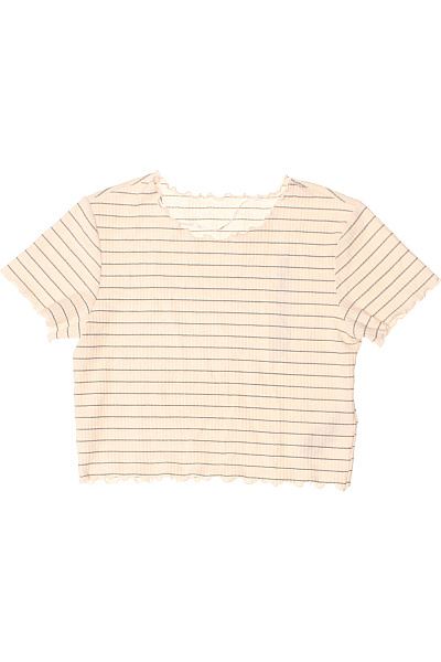 ONLY Dámské pruhované tričko s krátkým rukávem crop top Vel. S | ONLY | obrázek 2