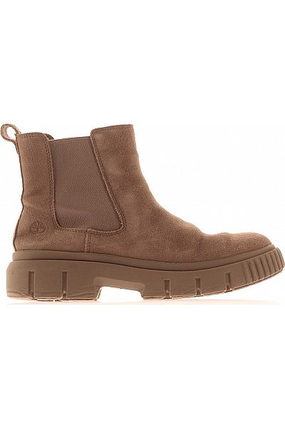 Timberland Dámské Kotníkové Chelsea Semišové Boty Podzimní Volnočasové Hnědé Vel. 38.5