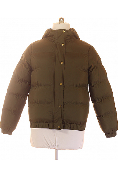 URBAN CLASSICS Dámská Khaki Prošívaná Puffer Bunda S Kapucí Velikost XL