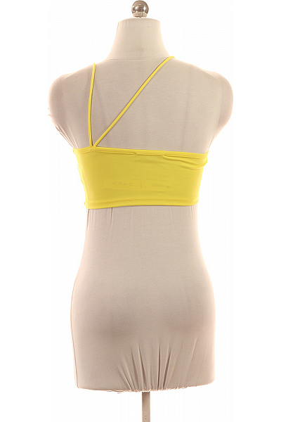 REVIEW žluté dámské tílko bez rukávů na cvičení crop top Velikost S | REVIEW | obrázek 3