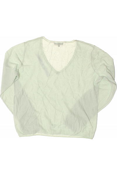 LAWRENCE GREY Dámský zelený pulovr do véčka basic Vel. 38 | LAWRENCE GREY | obrázek 2