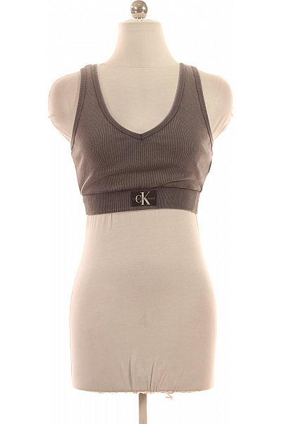 Calvin Klein dámské tílko basic šedé bavlněné na cvičení Vel. XS | Calvin Klein | obrázek 2
