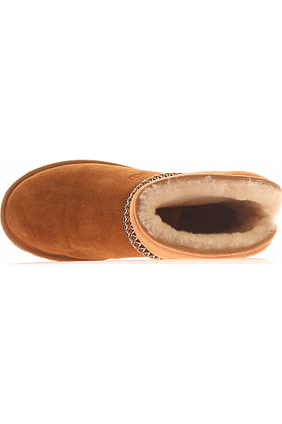 UGG Dámské kožené válenky s kožíškem a ozdobným páskem Velikost 41 | UGG | obrázek 2