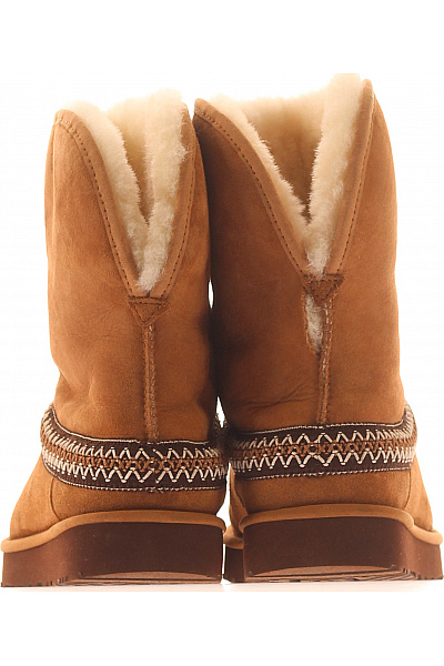 UGG Dámské kožené válenky s kožíškem a ozdobným páskem Velikost 41 | UGG | obrázek 4