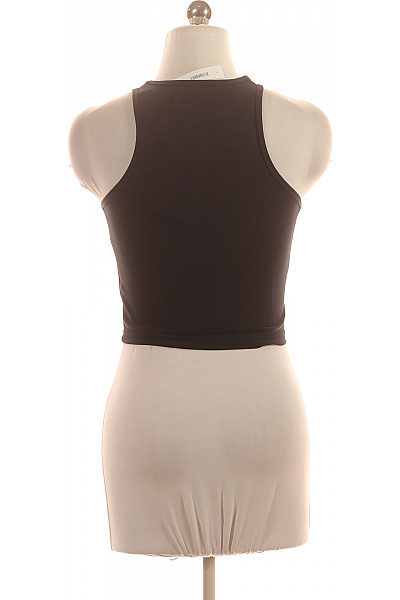 Lowlights dámské černé tílko crop top s potiskem Vel. EU XS | Lowlights | obrázek 3