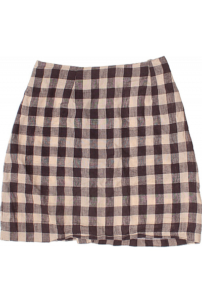 Dámská kostkovaná mini sukně s knoflíky Vel. XS | Unimoda | obrázek 2