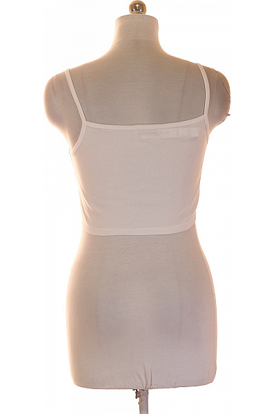 REVIEW Dámské bílé bavlněné tričko crop top s potiskem Vel. EU m | REVIEW | obrázek 3