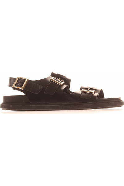 Birkenstock Dámské černé Kožené Sandály S Přezkou Letní Vel. 41
