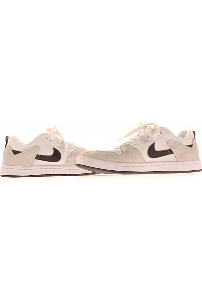 Nike Bílé semišové tenisky šněrovací volnočasové Vel. 39 | Nike | obrázek 5