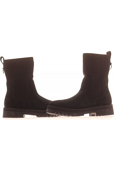 Clarks Dámské černé kozačky chelsea semišové na platformě Vel. 7 | Clarks | obrázek 5