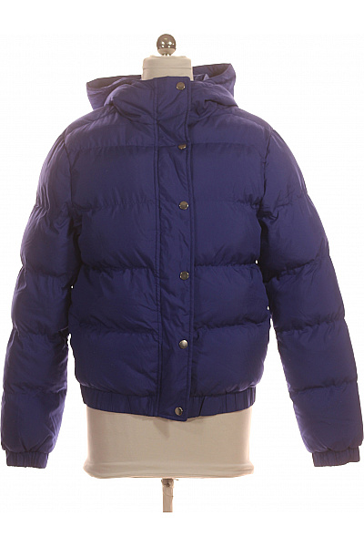 URBAN CLASSICS Modrá prošívaná puffer bunda s kapucí do pasu Vel. S | URBAN CLASSICS | obrázek 2