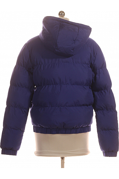 URBAN CLASSICS Modrá prošívaná puffer bunda s kapucí do pasu Vel. S | URBAN CLASSICS | obrázek 3