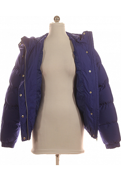 URBAN CLASSICS Modrá prošívaná puffer bunda s kapucí do pasu Vel. S | URBAN CLASSICS | obrázek 4