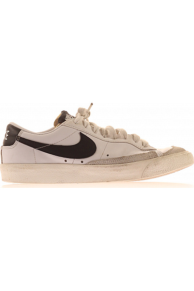 Nike Dámské Tenisky Bílé Kožené šněrovací Volnočasové Velikost 38.5