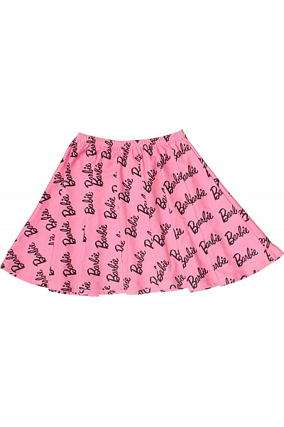 růžová sukně s potiskem Barbie krátká skater Velikost S | Unimoda | obrázek 2