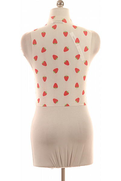 REVIEW Dámské tričko bez rukávů s potiskem jahod crop top | REVIEW | obrázek 3
