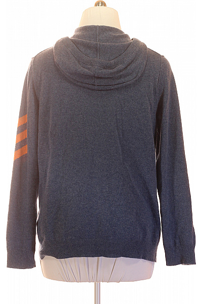 Zadig&Voltaire deluxe Pánský modrý kašmírový svetr na zip s kapucí Velikost XL | Zadig&Voltaire deluxe | obrázek 2