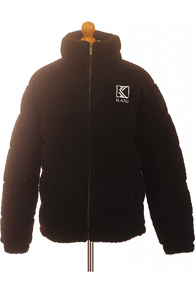 Kani Černá zimní bunda s beránkem plyšová puffer Vel. S | Kani | obrázek 2