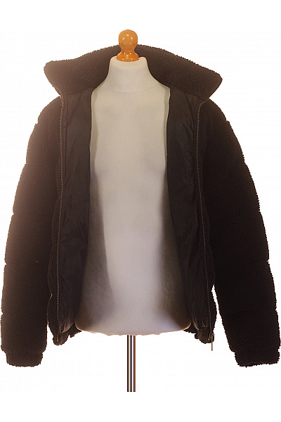Kani Černá zimní bunda s beránkem plyšová puffer Vel. S | Kani | obrázek 4