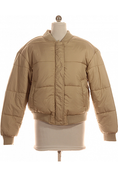 URBAN CLASSICS Béžová Prošívaná Bomber Bunda Puffer Vel. S