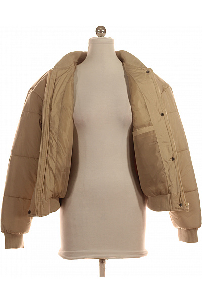 URBAN CLASSICS Béžová prošívaná bomber bunda puffer Vel. S | URBAN CLASSICS | obrázek 3