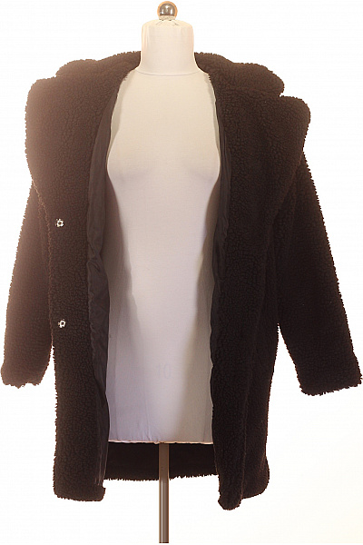 URBAN CLASSICS Dámský hnědý teddy kabát oversized Vel. M | URBAN CLASSICS | obrázek 4