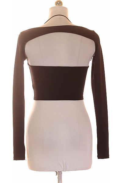 REVIEW Dámské černé tričko s dlouhým rukávem a průstřihy crop top Vel. EU M | REVIEW | obrázek 3