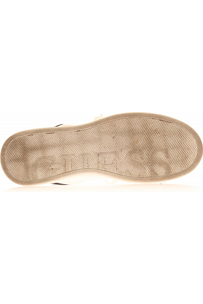 Guess dámské kožené tenisky bílé volnočasové šněrovací s logem Vel. 40 | Guess | obrázek 3