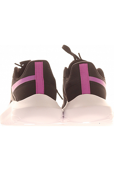 Reebok dámské černé tenisky s fialovým pruhem Velikost 37.5 | Reebok | obrázek 4