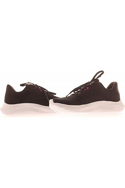 Reebok dámské černé tenisky s fialovým pruhem Velikost 37.5 | Reebok | obrázek 5
